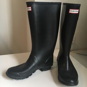 Hunter rain boots - black Huntress